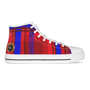 MADRAS RED Kid's Canvas Shoes