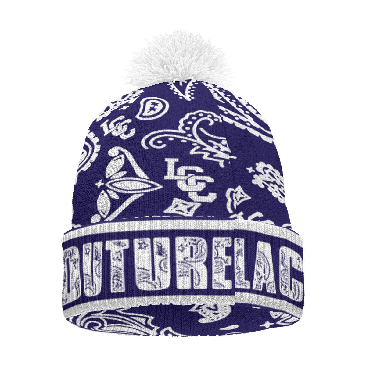 BANDNA MIX Cs'UP Knitted Hat With Pom-Pom