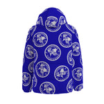 LCC STAMP BLUE Unisex Down Jacket