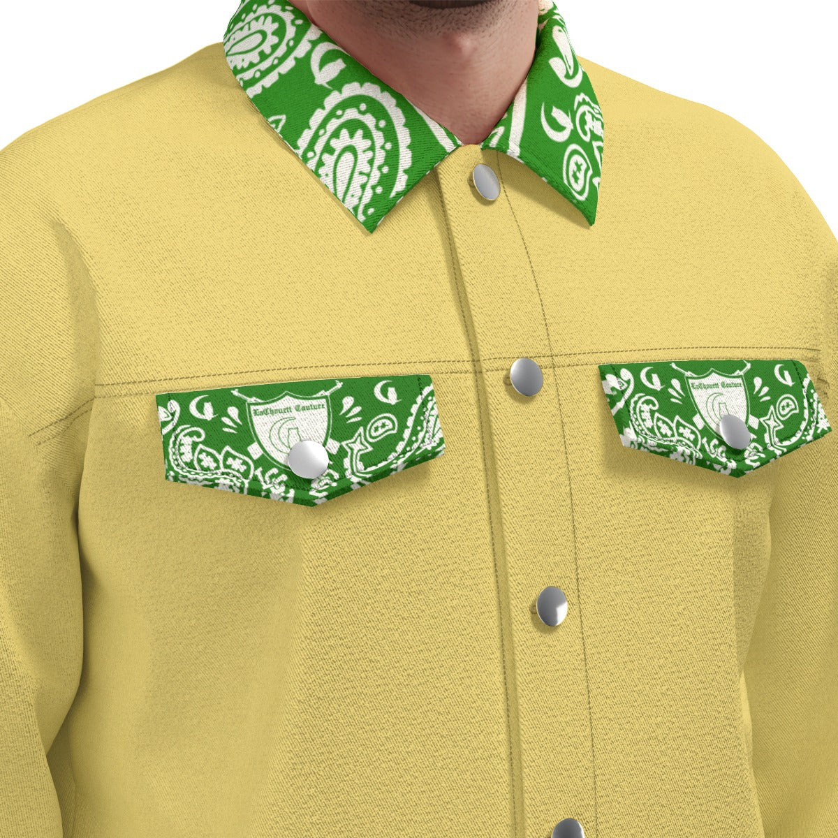 OG STYLE GREEN Unisex Lapel Jacket