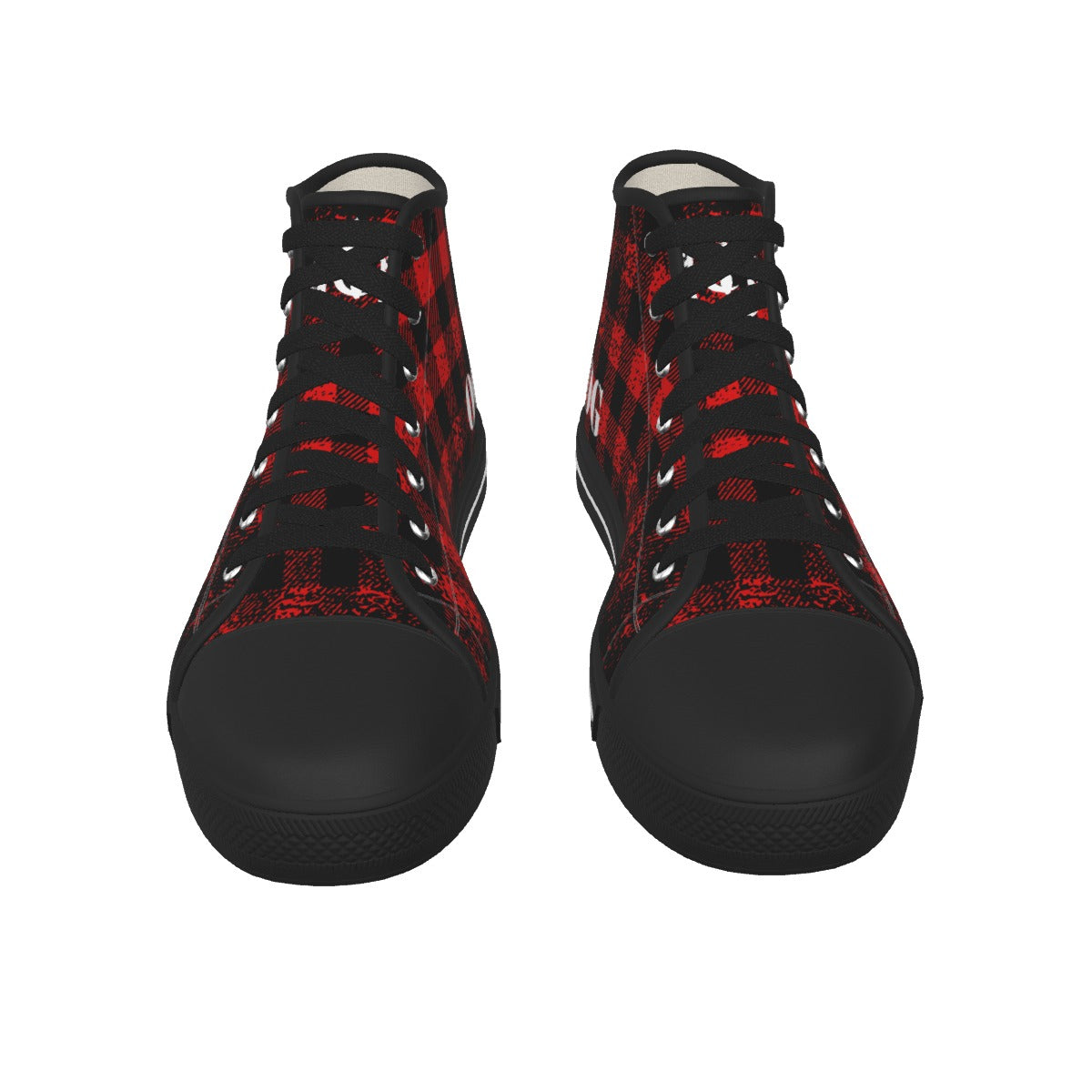 JUST KEEPIN GANGSTA RED Men's Canvas Shoes