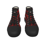 JUST KEEPIN GANGSTA RED Men's Canvas Shoes