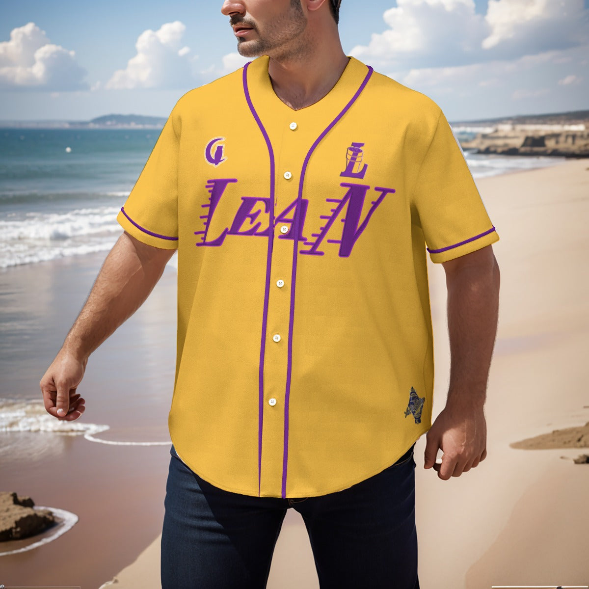LEAN MAMBA Men's Baseball Jersey