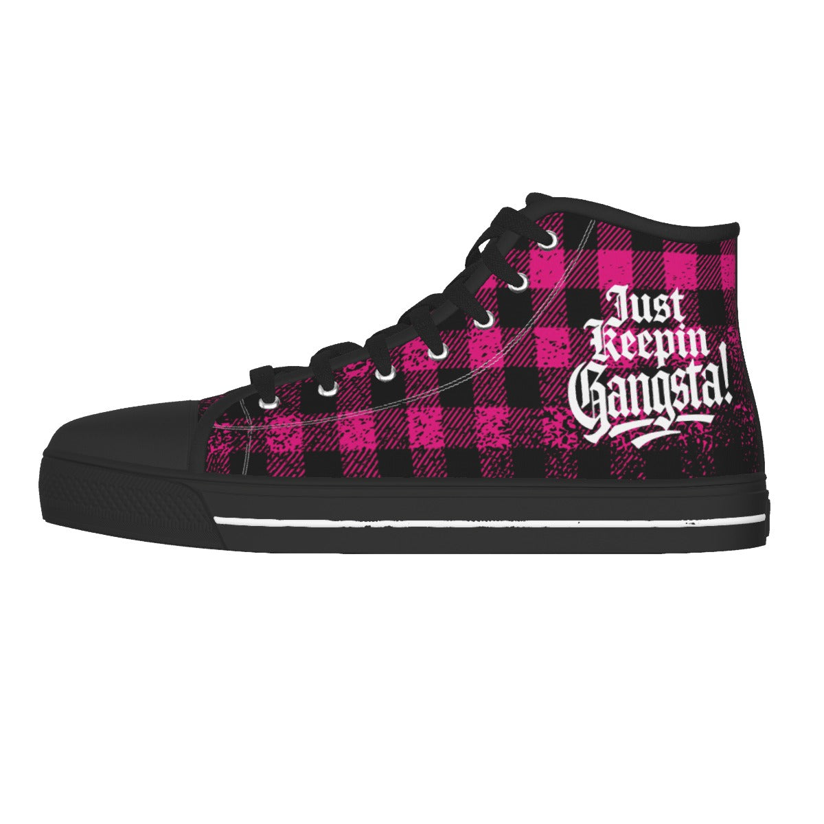 JUST KEEPIN GANGSTA GRAPES Men's Canvas Shoes