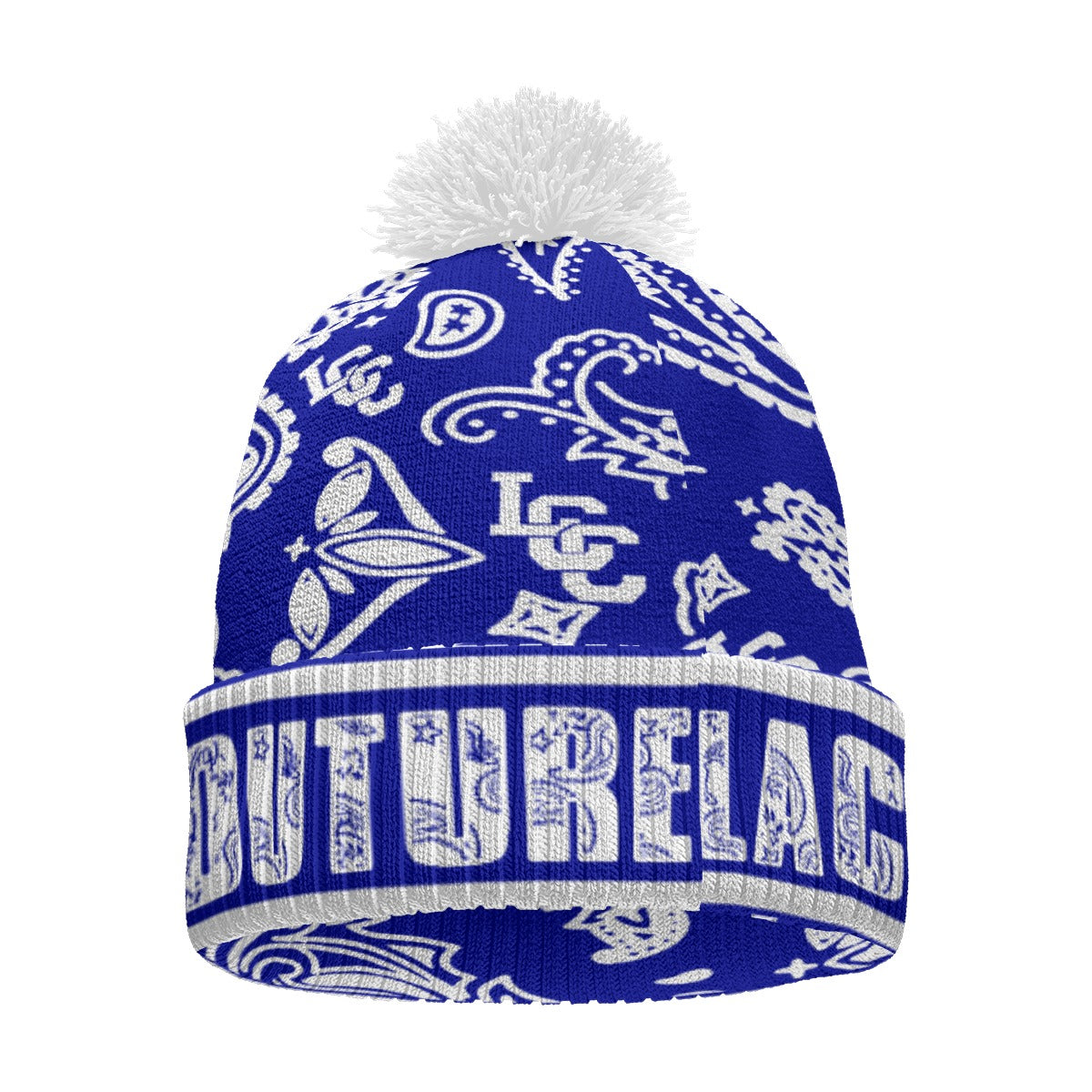 BANDANA COMPLEX Cs'UP Knitted Hat With Pom-Pom