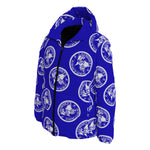 LCC STAMP BLUE Unisex Down Jacket