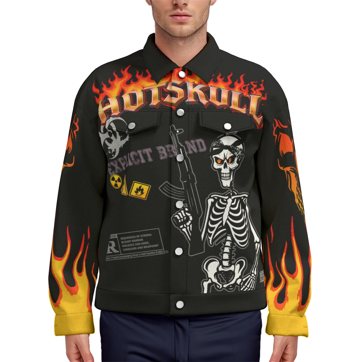 HOTSKULL BLC Unisex Lapel Jacket