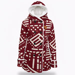 MUDCLOTH 38 Women's Hooded Double-Breasted Winter Coat With Fleece