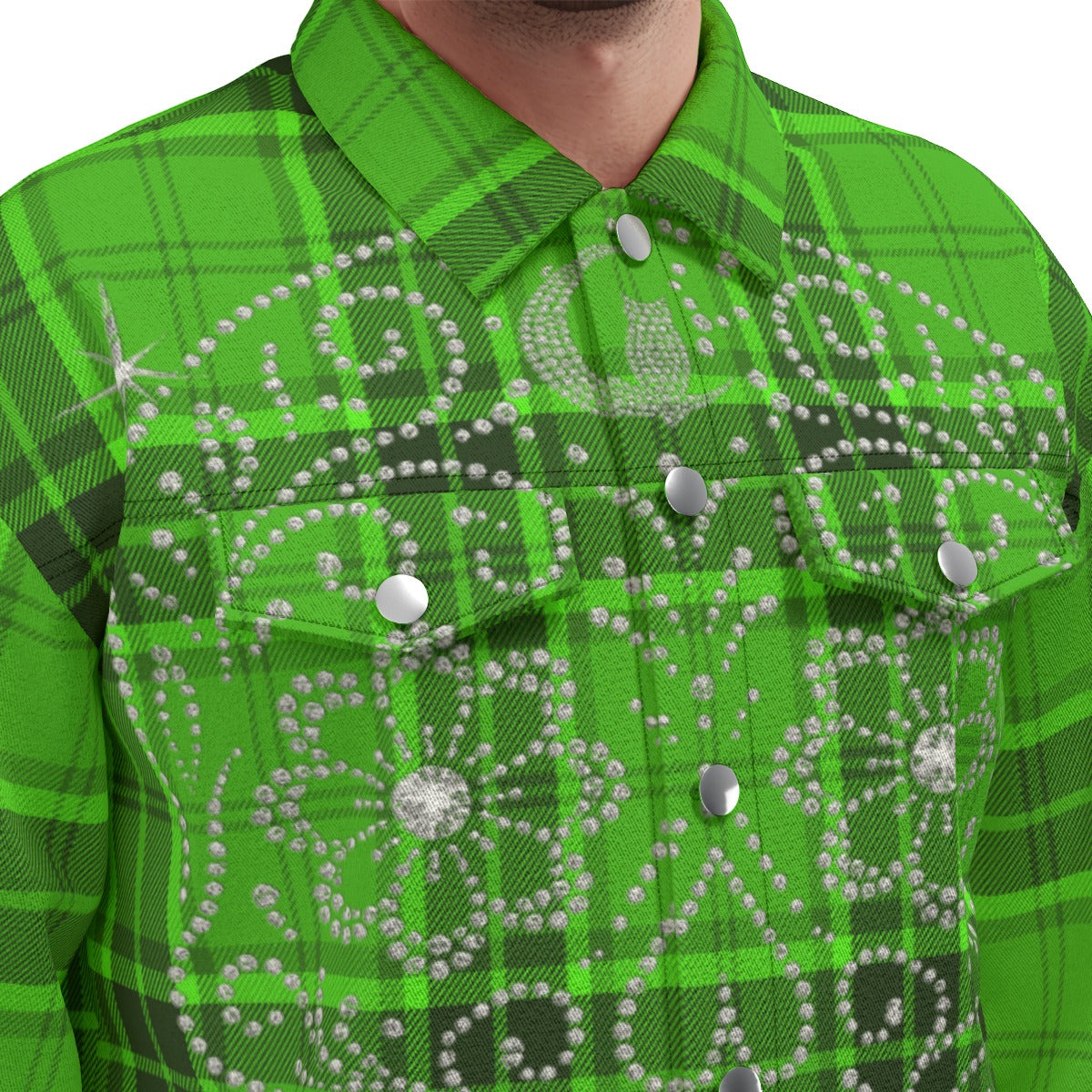 LOS CRIMINALES GREEN Unisex Jacket Cotton