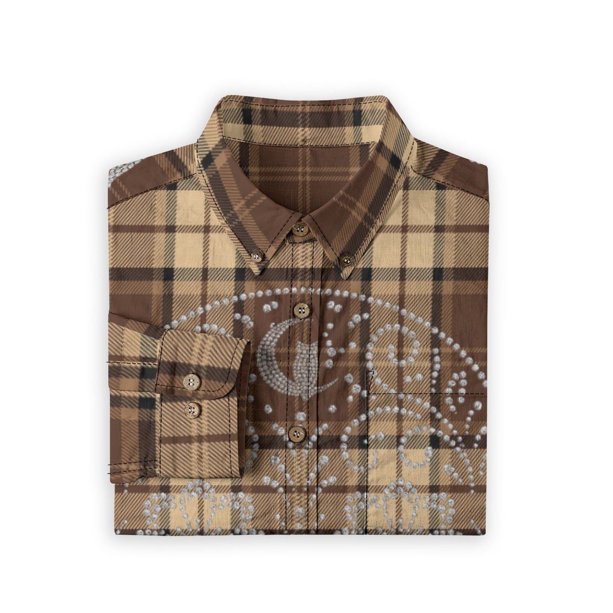 LOS CRIMINALES BRWN Men's Casual Shirt|125GSM Cotton