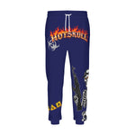 HOTSKULL NAVY Men's Sweatpants With Waistband