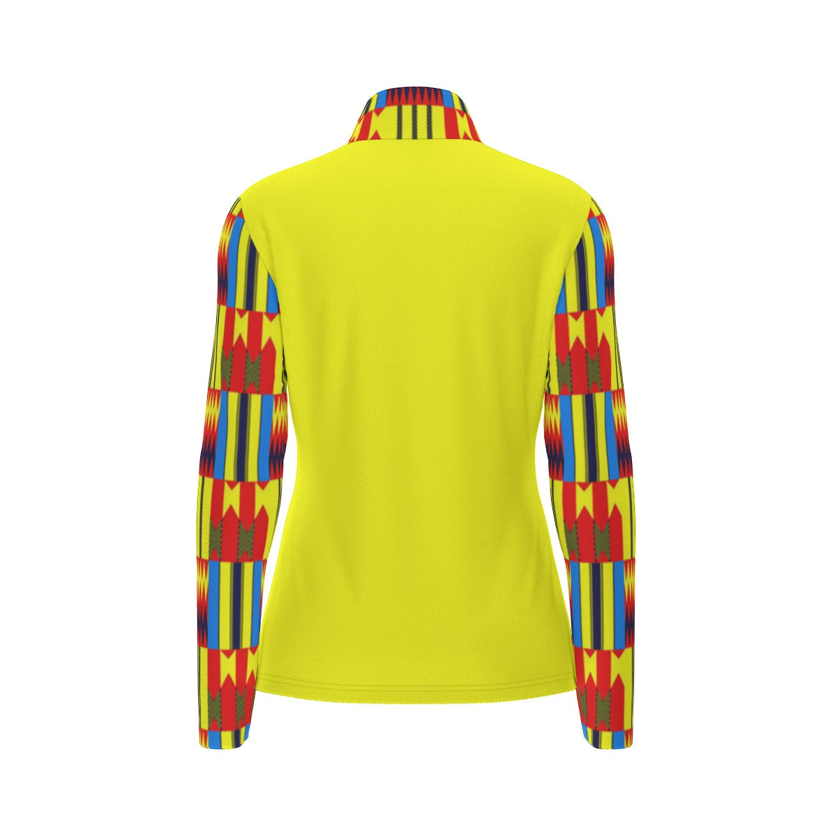 KENTE YLW Women's Sports Jersey With Long Sleeve