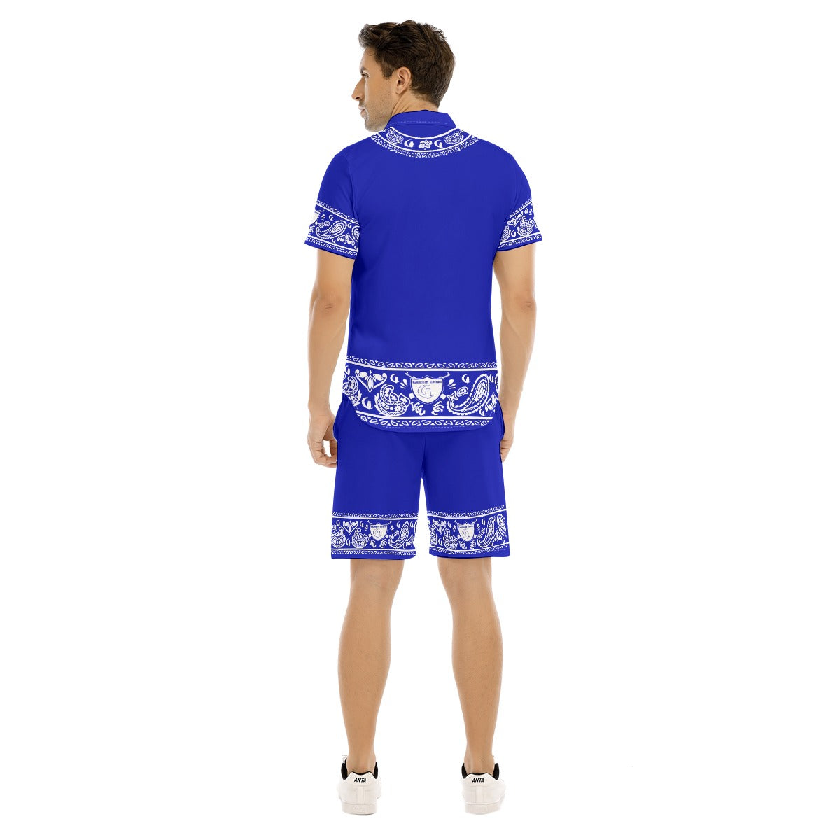 DASHIKI BANDANA Cs'UP Men's Short Sleeve Shirt Set