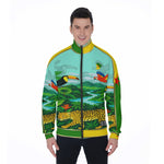 GUYANE AMAZONIE SKYBLUE Men's Stand Collar Jacket