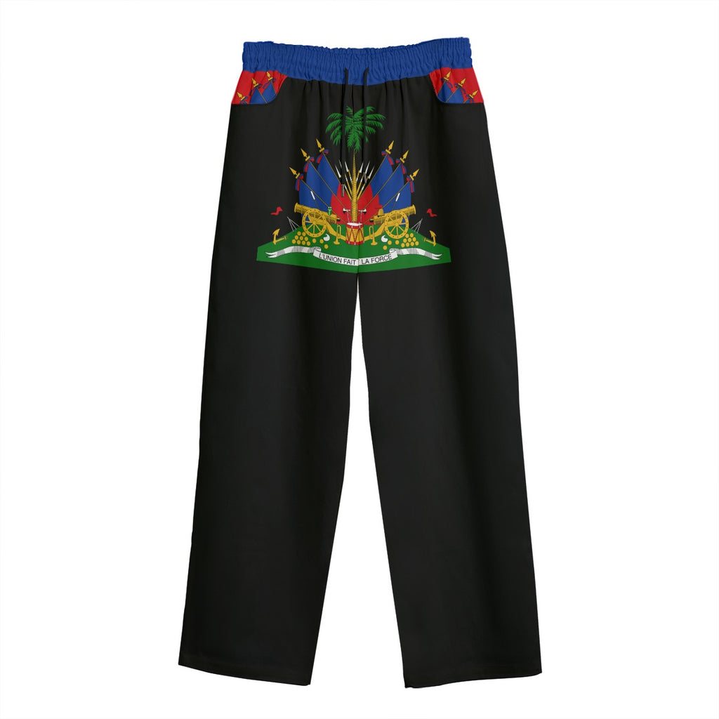 HAITI OG BLCC Unisex Straight Casual Pants Cotton