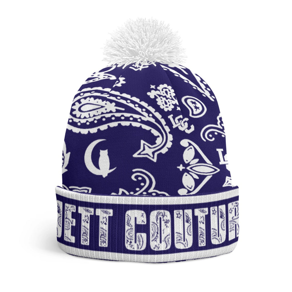 BANDNA MIX Cs'UP Knitted Hat With Pom-Pom
