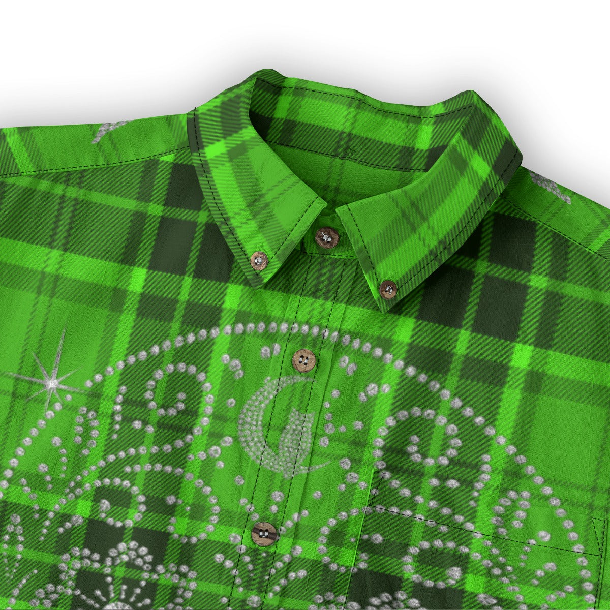LOS CRIMINALES GREEN Men's Casual Shirt|125GSM Cotton