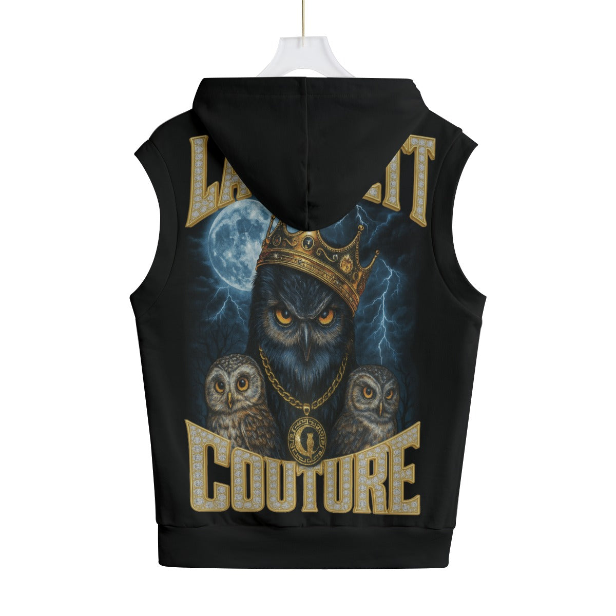 LCC BOOTLEG Unisex Hooded Vest Cotton