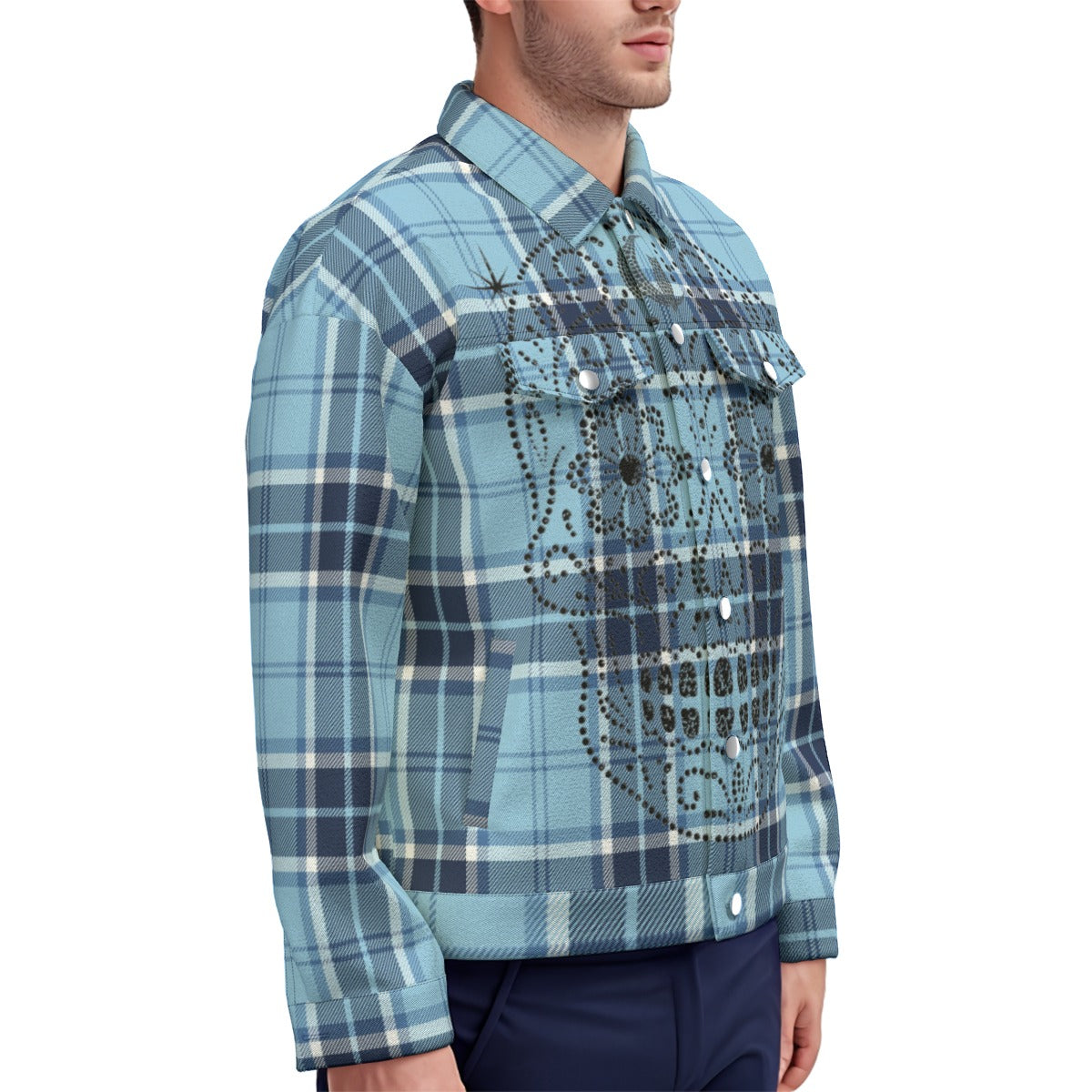 LOS CRIMINALES SKYBLUE Unisex Jacket Cotton