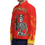 HOTSKULL RED Unisex Lapel Jacket