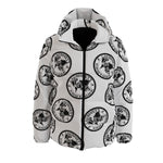 LCC STAMP WHT Unisex Down Jacket