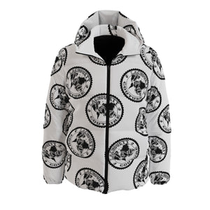 LCC STAMP WHT Unisex Down Jacket