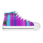 MADRAS VIOLET Kid's Canvas Shoes