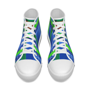 MADRAS BLUE Kid's Canvas Shoes