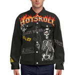 HOTSKULL BLC Unisex Lapel Jacket | 245GSM Cotton