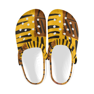 AFRICAN MIDCLOTH Clogs for Adults