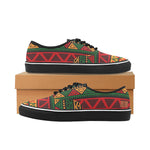 AFRICAN MIDCLOTH Men's Canvas Low Shoes