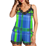 MADRAS Women's Lace Camisole Pajama Set