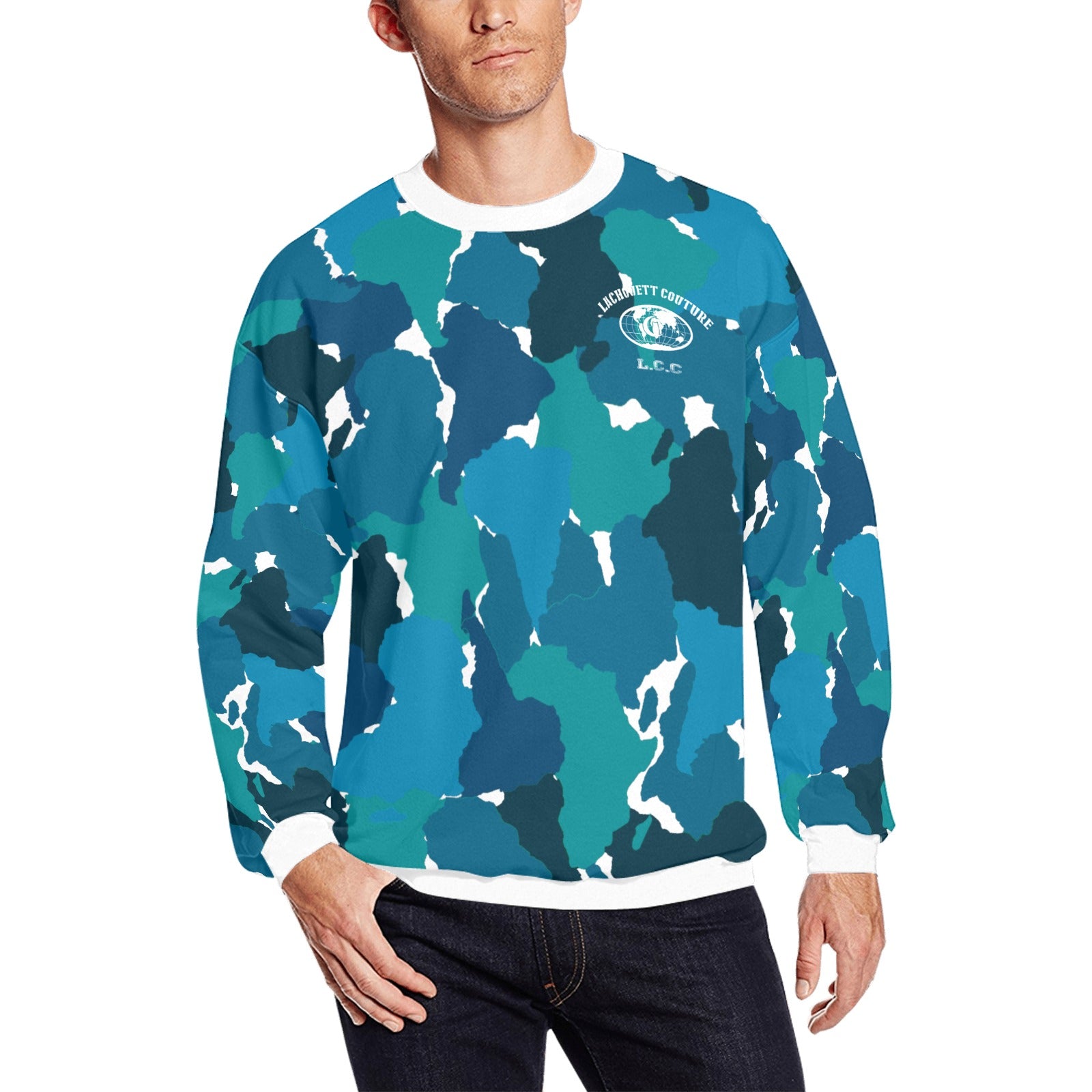 Diaspora camouflage Crewneck Sweatshirt for Men