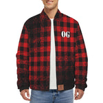JUST KEEPIN GANGSTA Men's  Collar Jacket