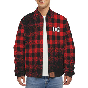 JUST KEEPIN GANGSTA Men's  Collar Jacket