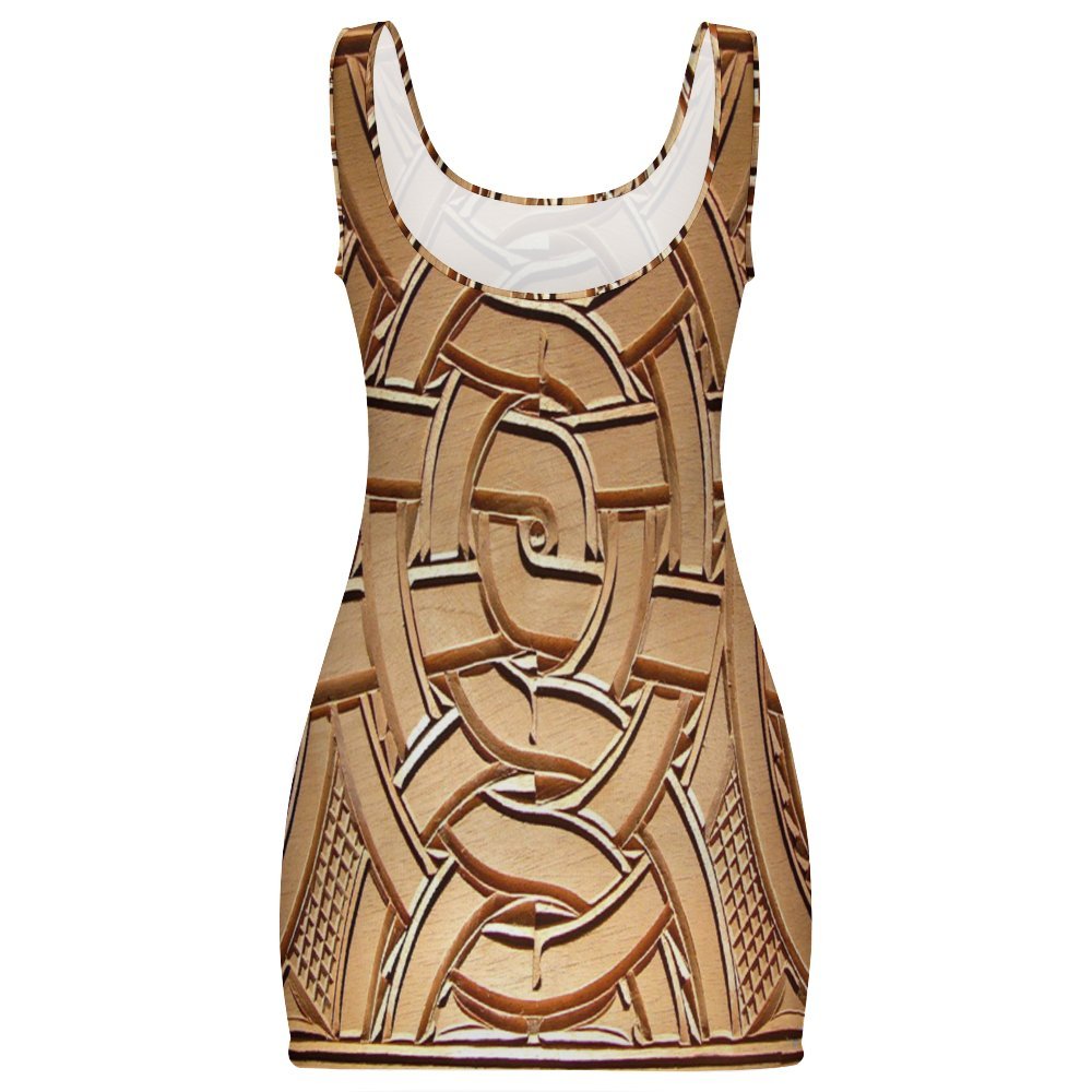 TEMBE WOOD Sunmer Bodycon Tank  Dress