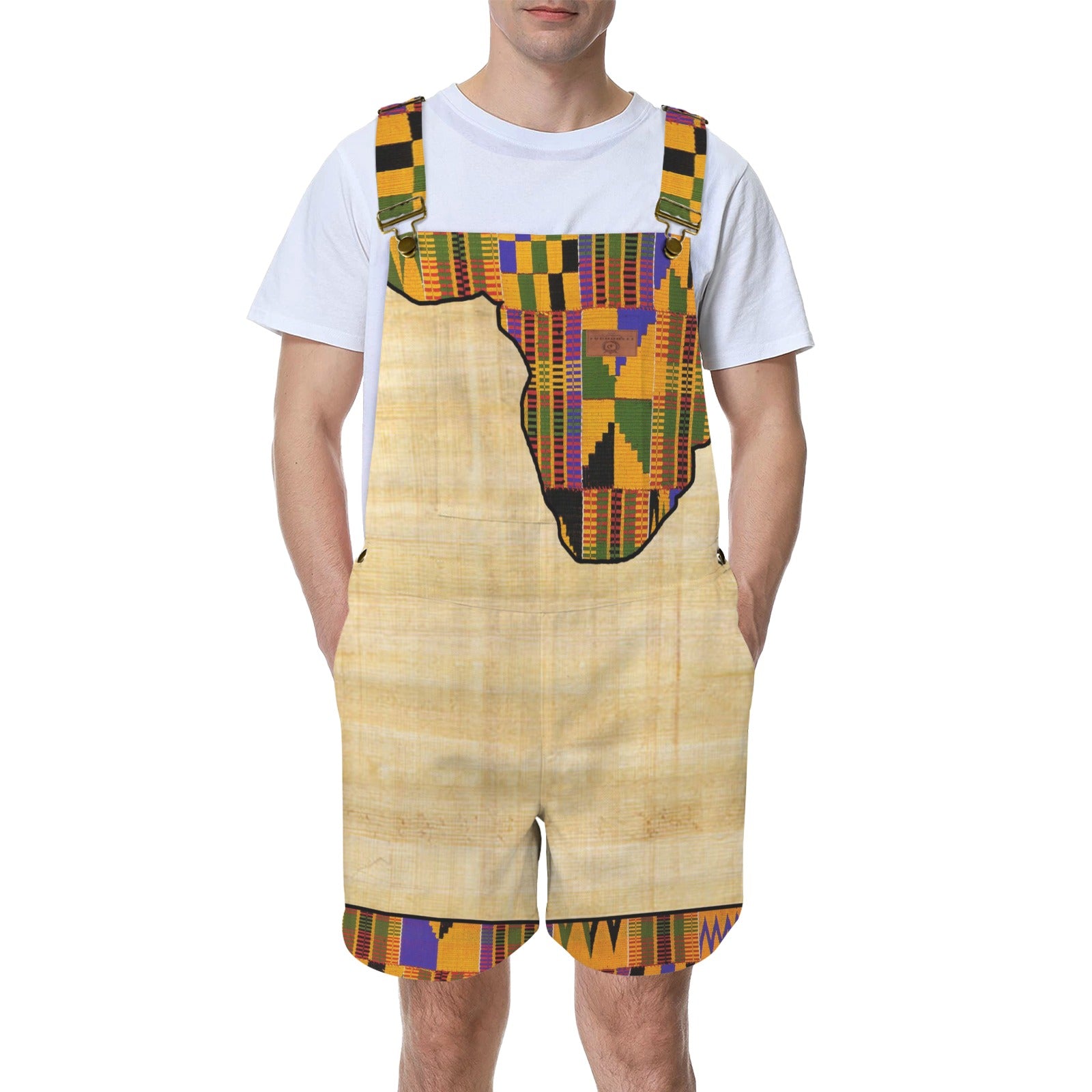NIL VALLEY Unisex Shorts Suspender Jumpsuit