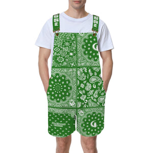 BANDANA MIX Unisex Shorts Suspender Jumpsuit