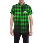 JUST KEEPIN GANGSTA Men's  Short Sleeve Shirt