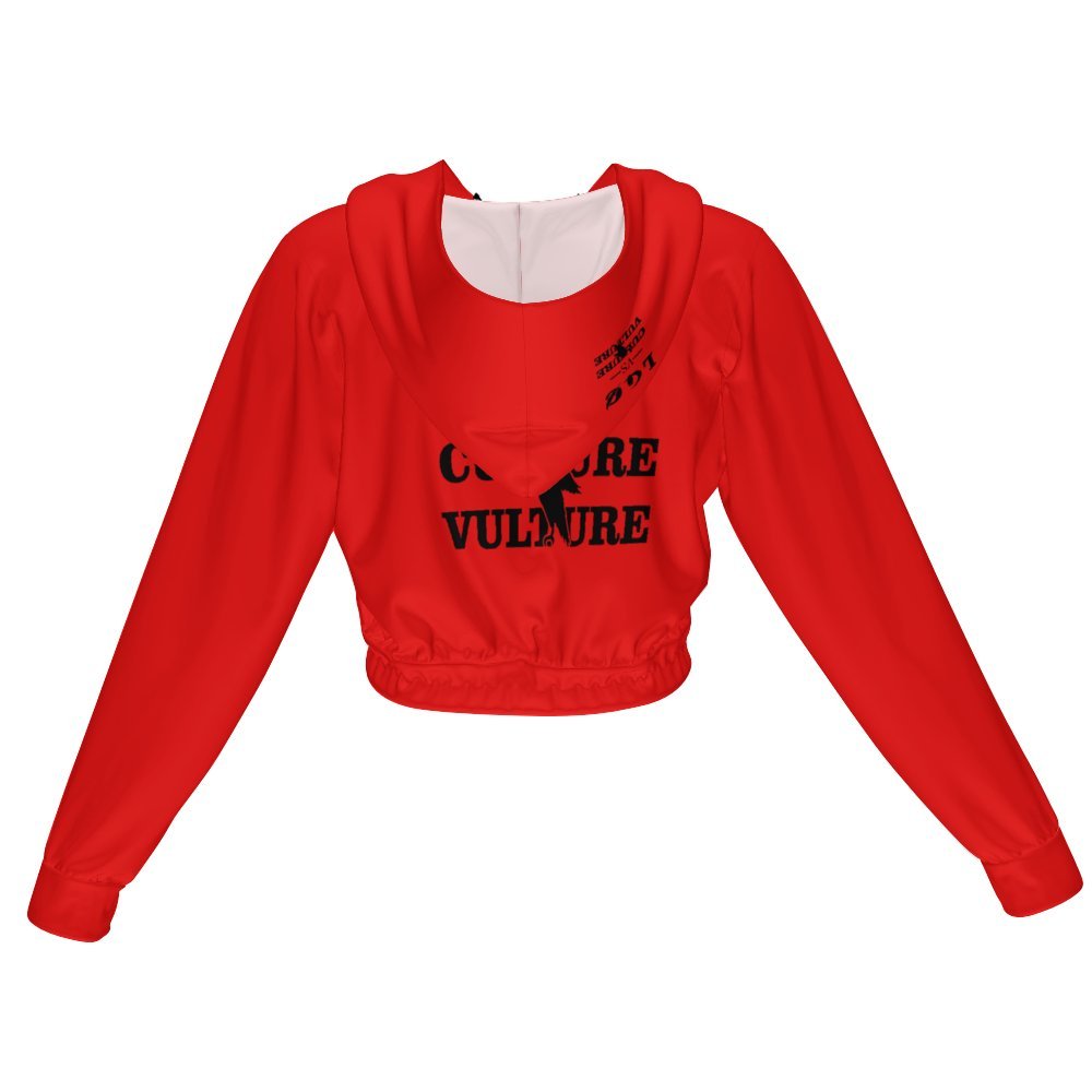 LCC VS CULTURE VULTURE RED Cropped zipper coat Jacket