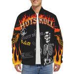 HOTSKULL Men's Turn-Down Collar Jacket