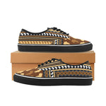 AFRIKA ORNEMENT  Men's Canvas Low Top Shoes
