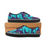 AFRIKA FLOWER Men's Canvas Low Top Shoes