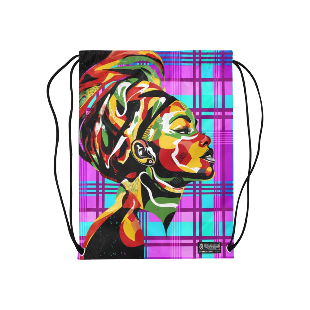 MADRAS CHWITY Medium Drawstring Bag Model