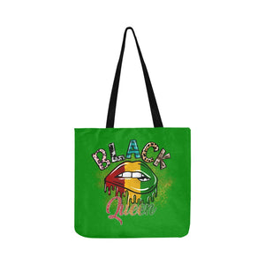 Blacc QueenReusable Shopping Bag