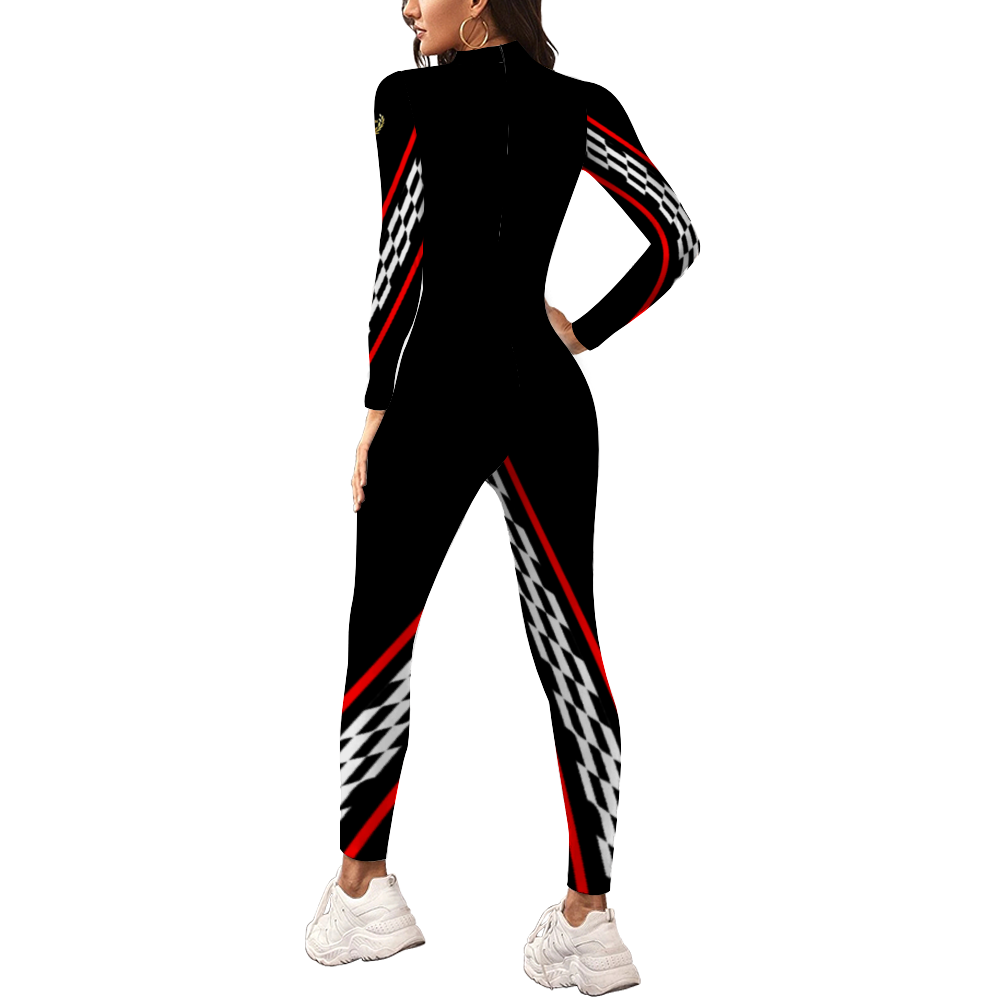 RACING 47 Unisex Round Neck Jumpsuits