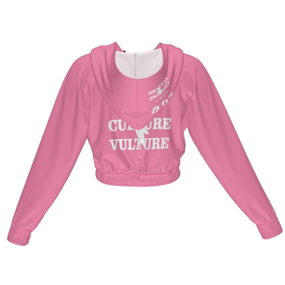 LCC VS CULTURE VULTURE PINK Cropped Jacket zipper coat