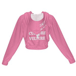 LCC VS CULTURE VULTURE PINK Cropped Jacket zipper coat