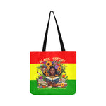 BLACC HISTORY FLOWER Reusable Shopping Bag