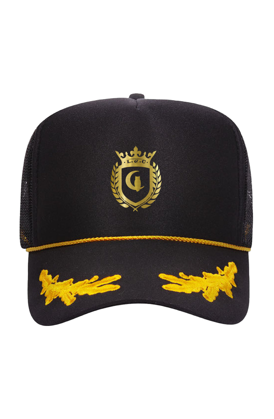 LCC Gold Leaf Crown Trucker Hat